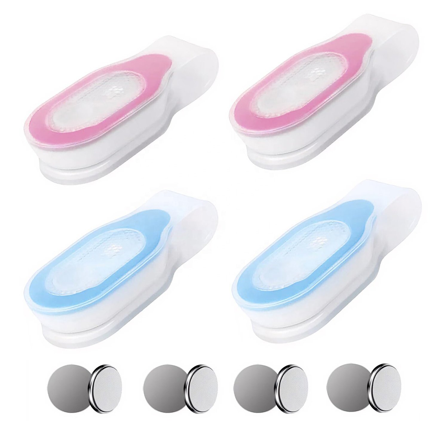 LINLI Clip On Flashlight Night Safely Nursing Night Light Hands Free Strong Magnetic To Grip Clothing For Walking Running Read