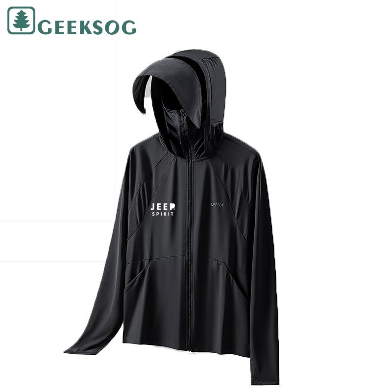 Cheap Price Sunscreen Shirt Summer Breathable UV Protection Outdoor Long Sleeve Hiking Rash Guard Sun Protection Hooded Clothing