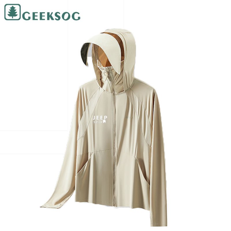Cheap Price Sunscreen Shirt Summer Breathable UV Protection Outdoor Long Sleeve Hiking Rash Guard Sun Protection Hooded Clothing