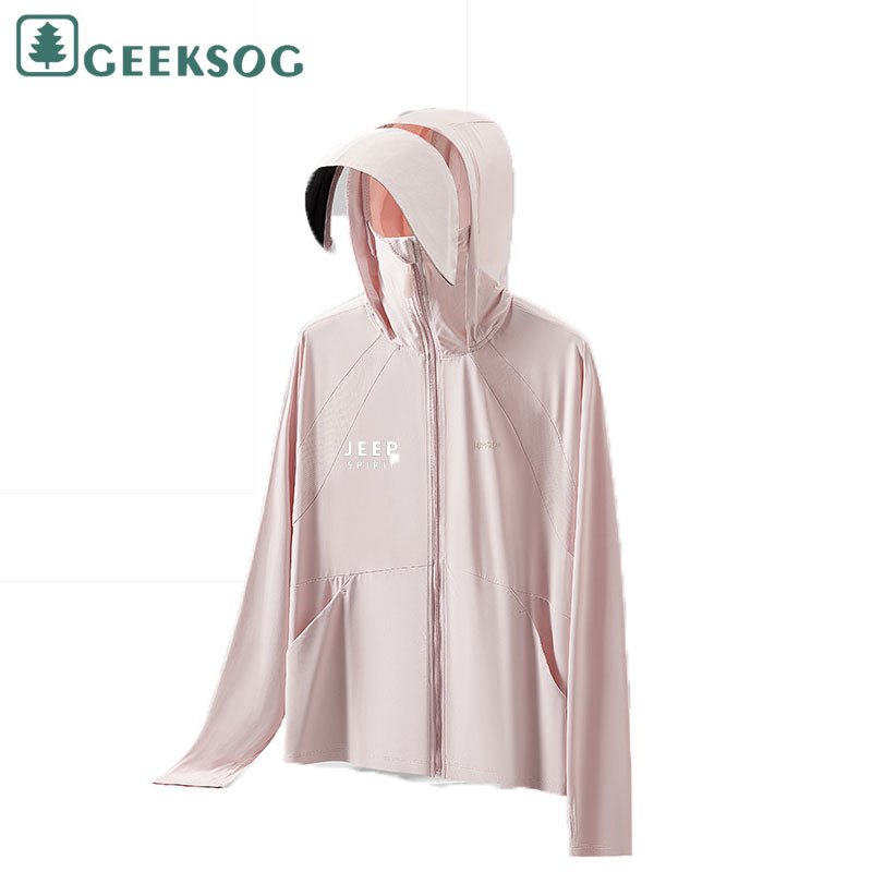 Cheap Price Sunscreen Shirt Summer Breathable UV Protection Outdoor Long Sleeve Hiking Rash Guard Sun Protection Hooded Clothing