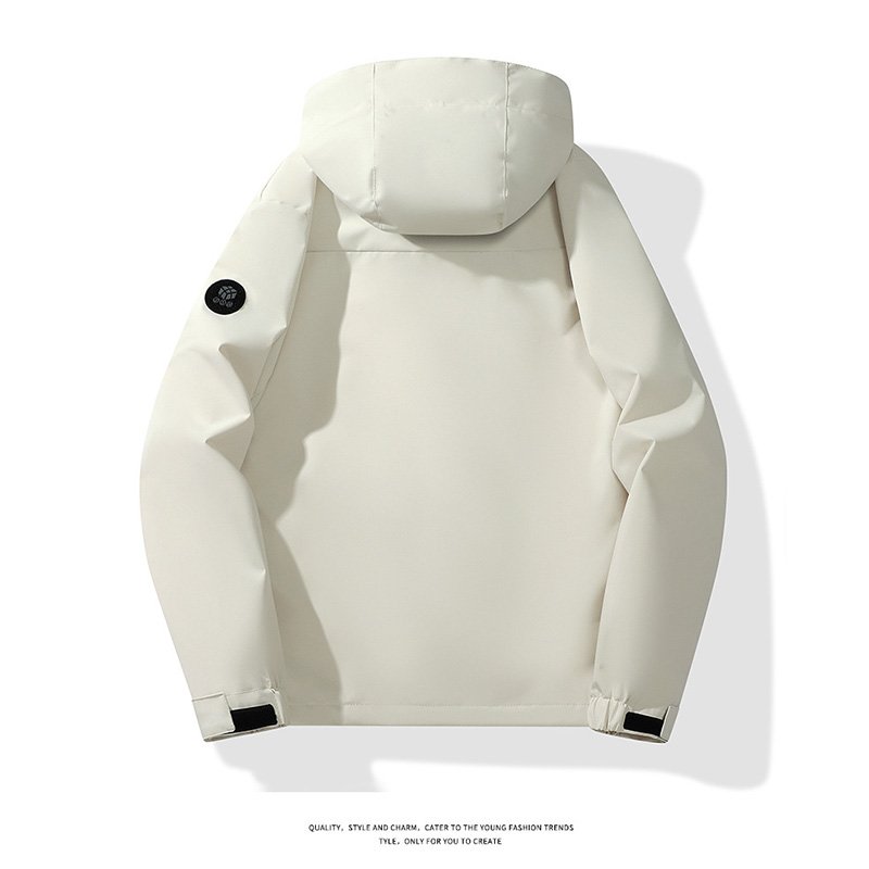 Customized Mens Waterproof Sports Oversized Cardigan Hooded Zipper Mountain Climbing Windproof Hiking Jacket For Mens