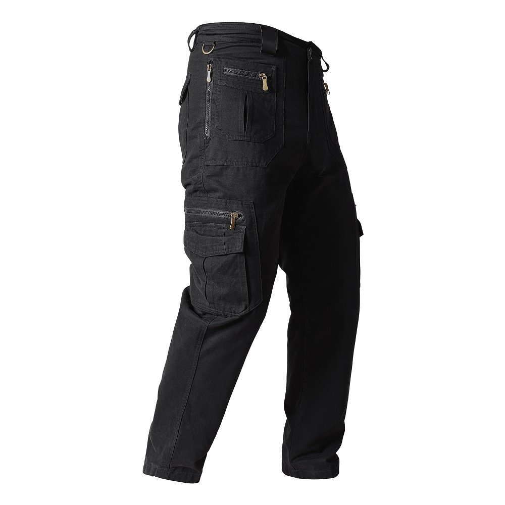 Stock Men's 100% Cotton Canvas Pant Fans Casual Combat Outdoor Working Tactical Pants Trousers Hiking Hunting Worker Cargo Pants