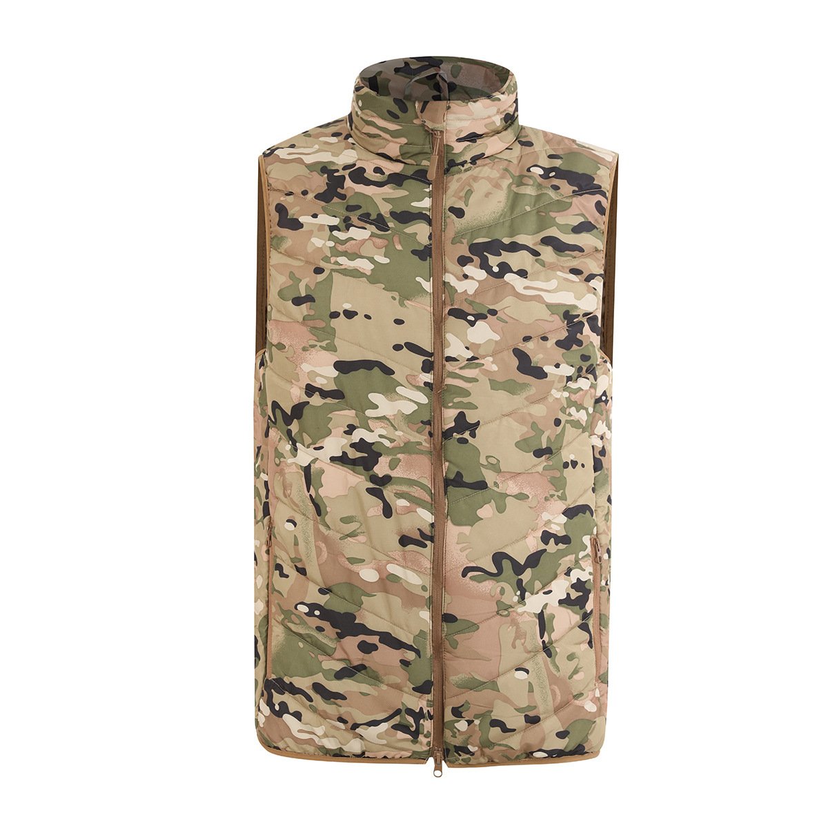 Camouflage warm vest men's winter warm outdoor tactical hiking sports warm clothing vest