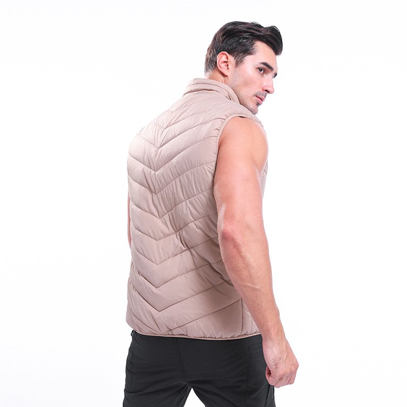 Camouflage warm vest men's winter warm outdoor tactical hiking sports warm clothing vest