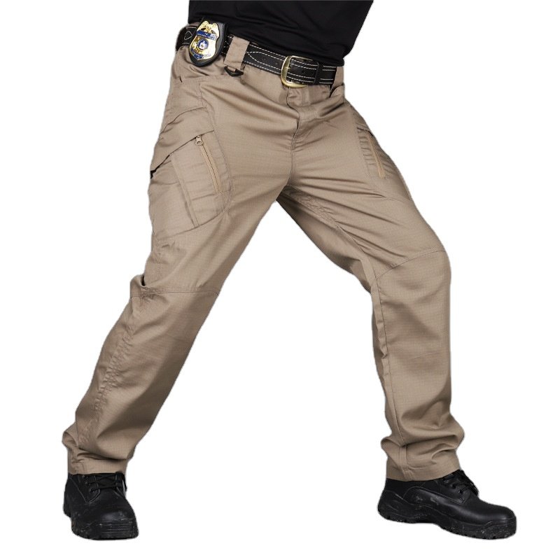 Men Waterproof Tactical Cargo Pants Outdoor Sports Regular Fit Heavy-duty Work Trousers Mens Tactical Cargo Pants