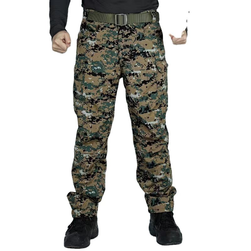 Men Waterproof Tactical Cargo Pants Outdoor Sports Regular Fit Heavy-duty Work Trousers Mens Tactical Cargo Pants