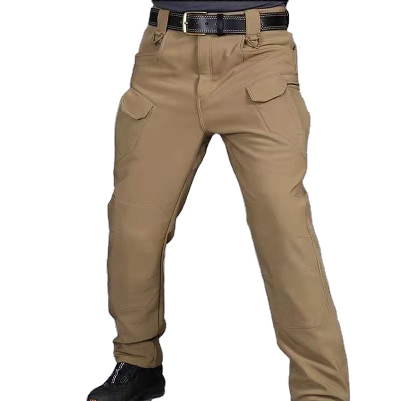 Men Waterproof Tactical Cargo Pants Outdoor Sports Regular Fit Heavy-duty Work Trousers Mens Tactical Cargo Pants