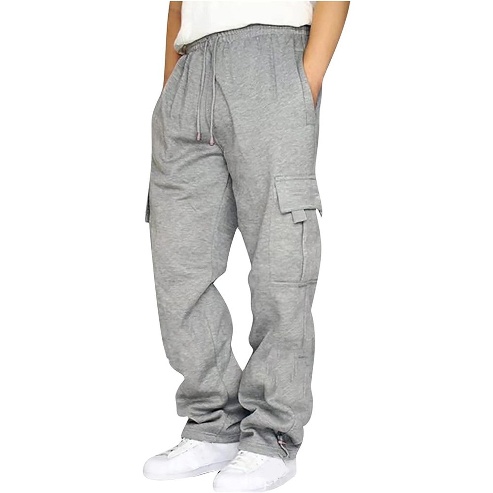 Men Waterproof Rib Stop Pants Combat Pant Hiking Hunting Multi Pockets Cargo Worker Pants
