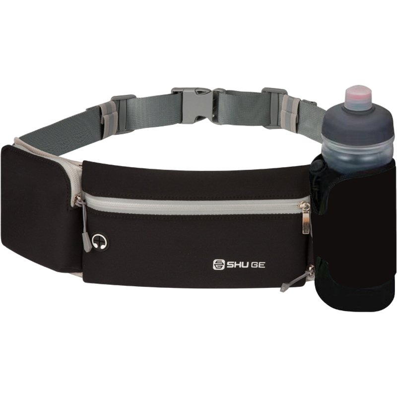A running phone bag for a woman with a multi-purpose kettle sports kit for a man with a large water-resistant belt