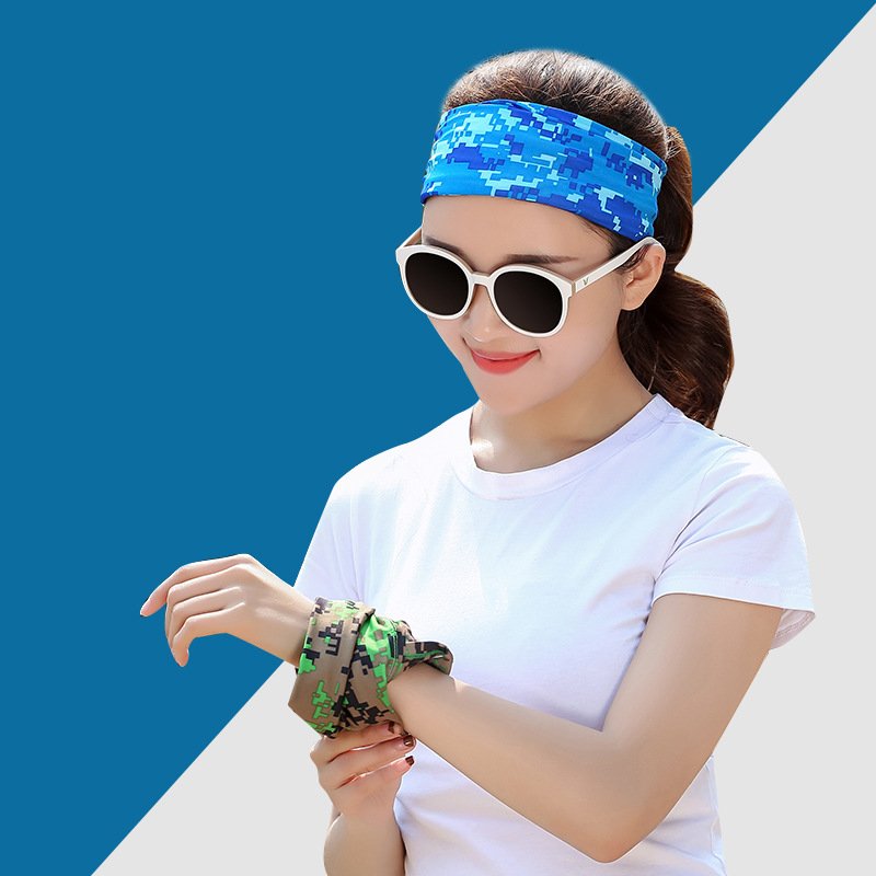 Summer sun-covered, multi-purpose magic turban cycling cycling through the air lids