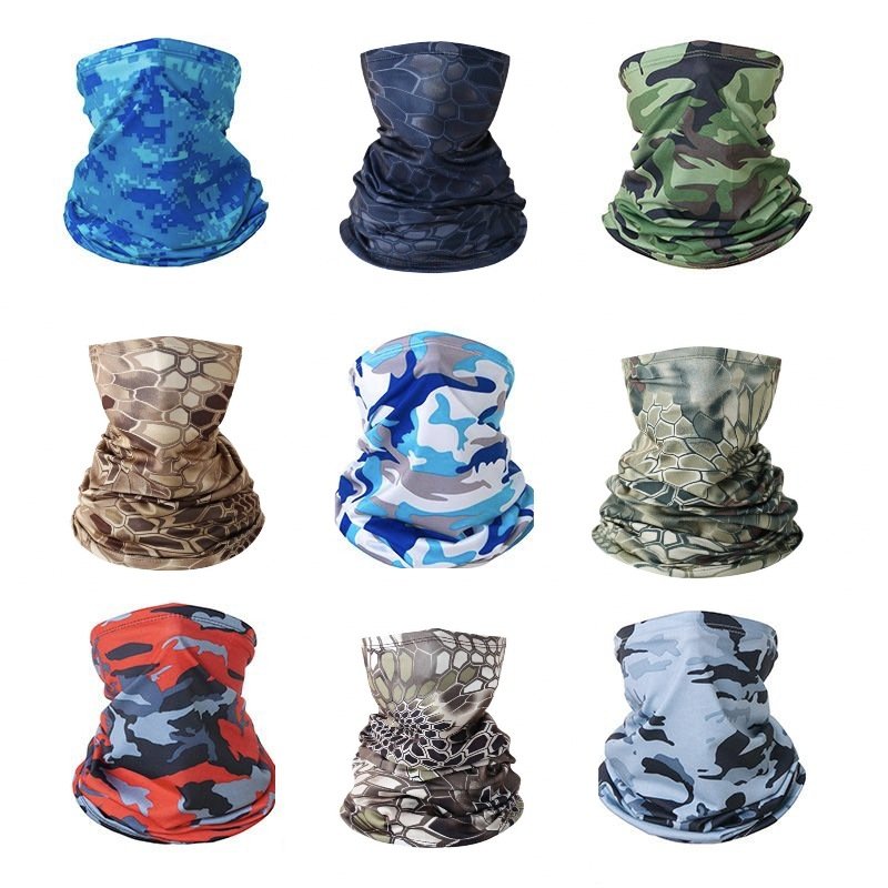 Summer sun-covered, multi-purpose magic turban cycling cycling through the air lids