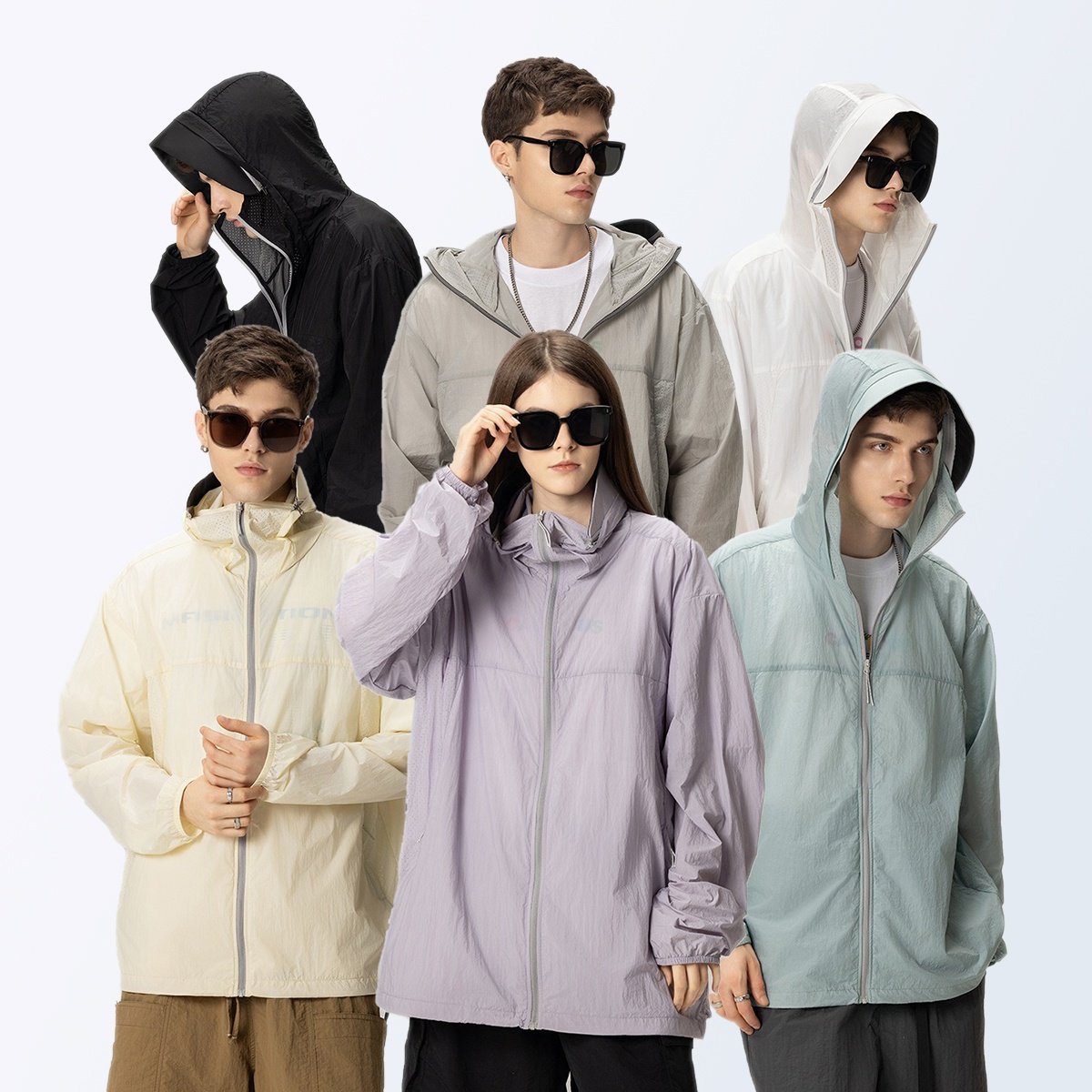 designer yoga hiking coaches Thin zip up wind breaker outdoor casual sports windbreaker jacket for men hombre