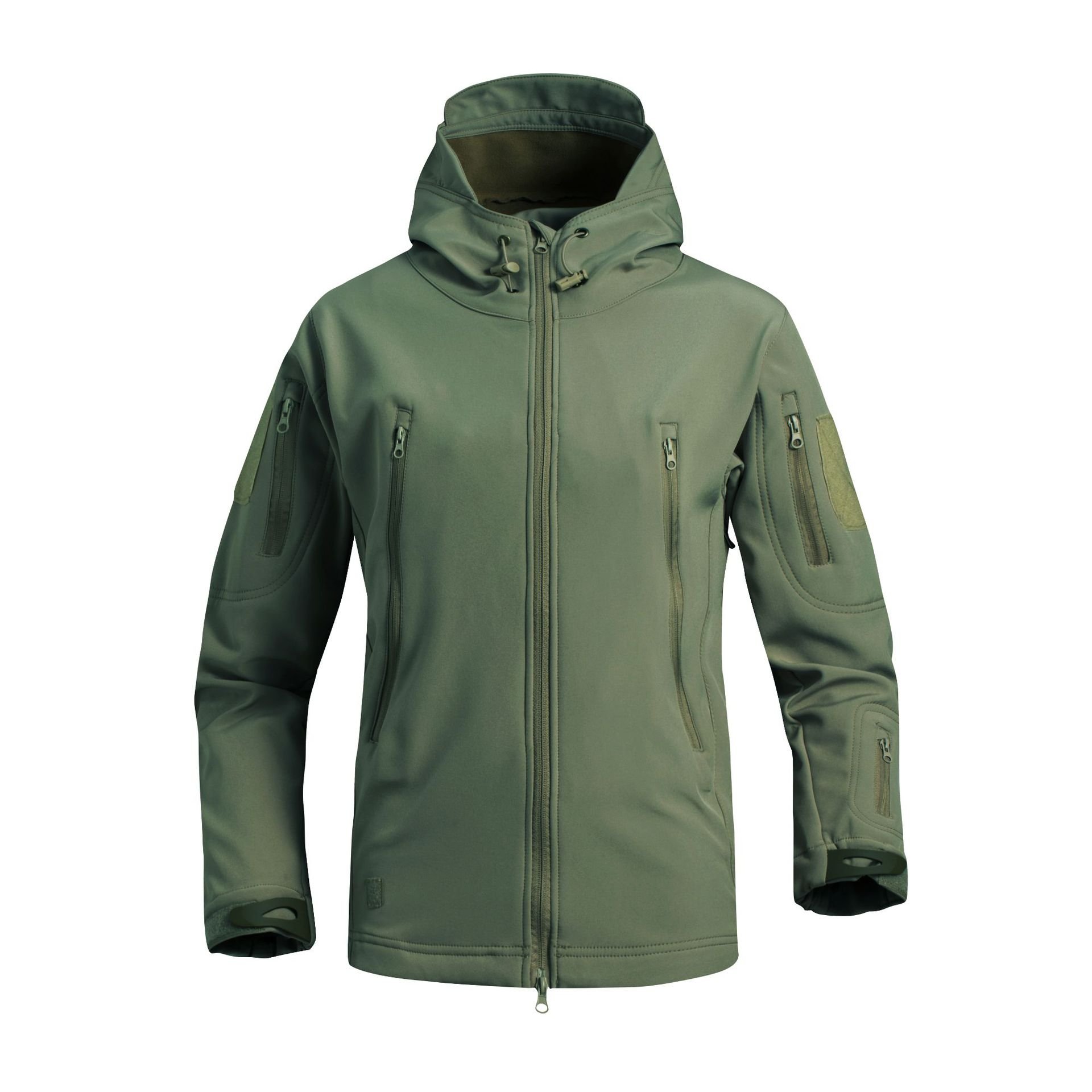 Men's Tactical Camouflage Softshell Hoody Waterproof Outdoor Hiking Camping Bomber Soft Shell Jacket