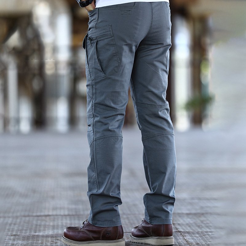 Tactical cargo pants Men's Trousers work outdoor techwear hiking pantalons homme khaki celana pria casual