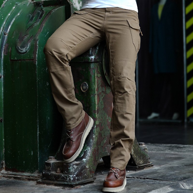 Tactical cargo pants Men's Trousers work outdoor techwear hiking pantalons homme khaki celana pria casual
