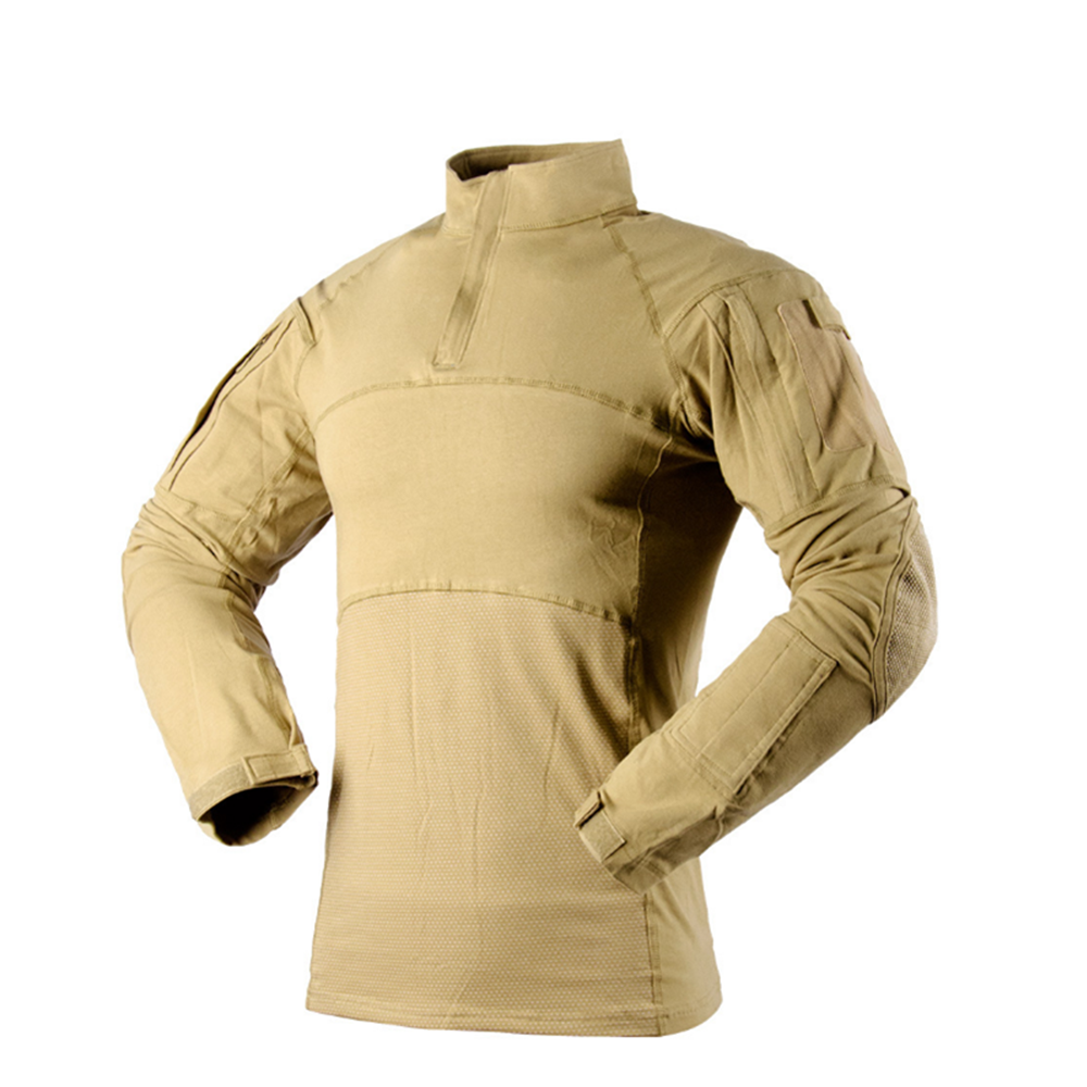 Outdoor Tactical Men Clothing Long Sleeve Clothes Camouflage Hiking Camping Fishing Training Suit Shirt
