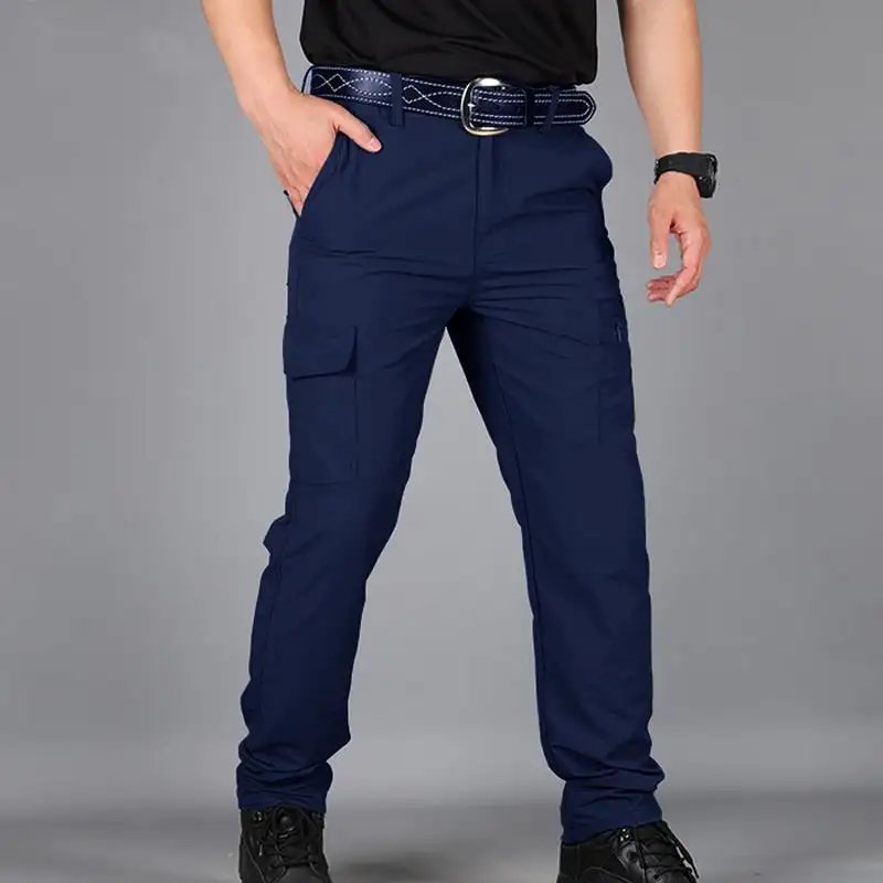 C1 2024 New Design Oem Men's Tactical Water Repellent Cargo Pants Lightweight Hiking Multi Functional Pockets Work Pants Trouser
