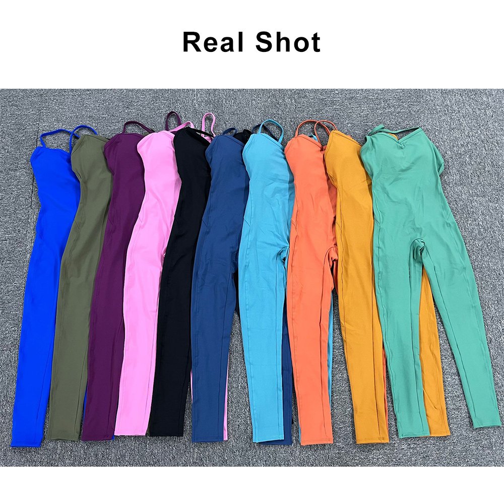 Exercise Clothes Activewear Workout One Piece Fitness Jumpsuit Gym Wear Yoga Bodysuit