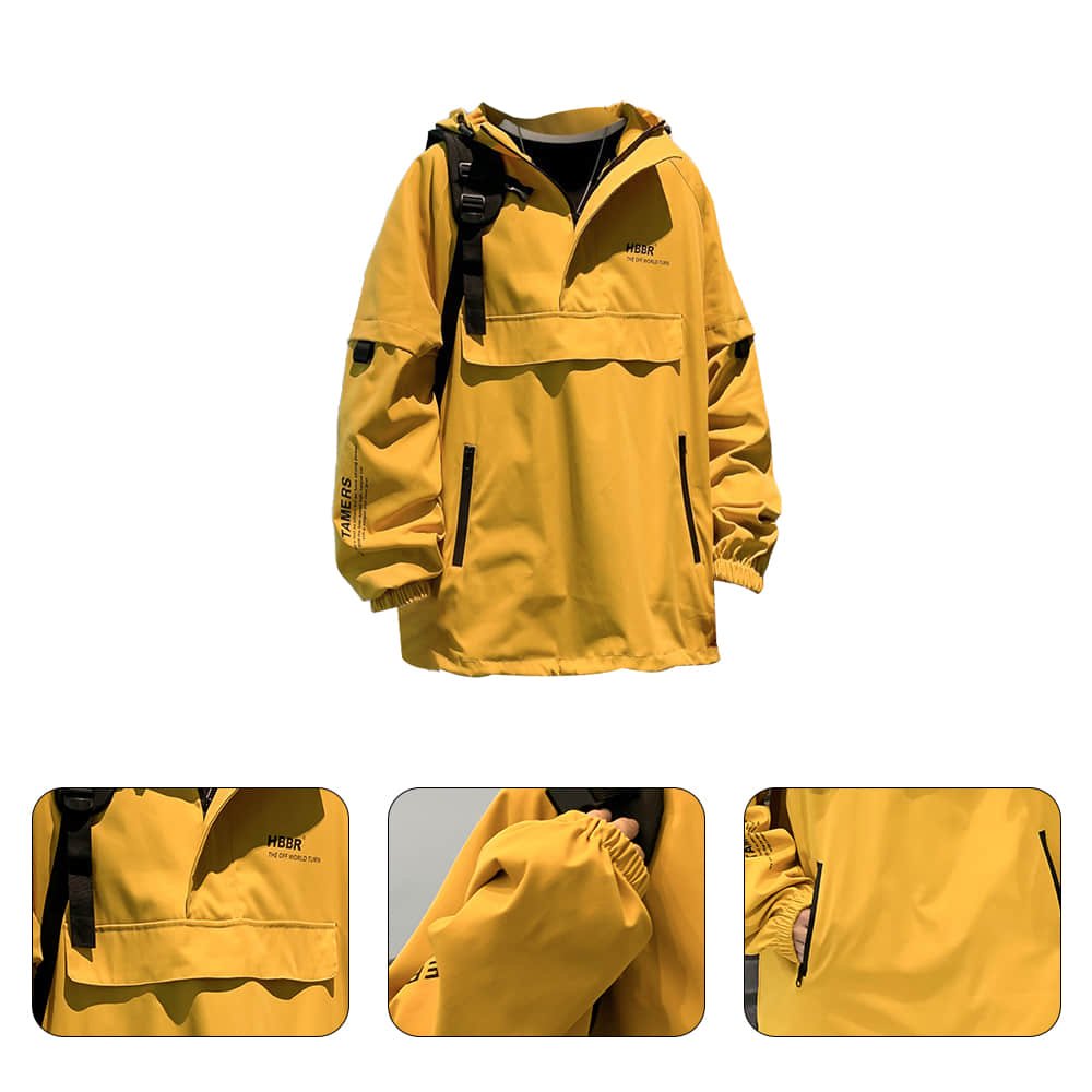 AI-MICH Men's Custom Winter Outdoor Clothing Winter Hiking Single Layer Windproof Waterproof Jackets