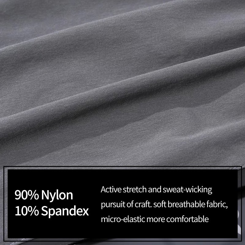 Mens Workout Athletic Shorts Quick Dry Hiking Shorts Men Nylon Sports Gym Shorts Running