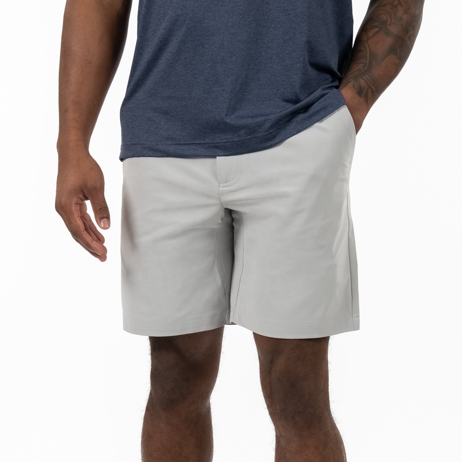 Wholesale Lightweight Athletic Sports Elastic Slim-Fit Shorts Jogger Shorts Hiking Mens Golf Shorts