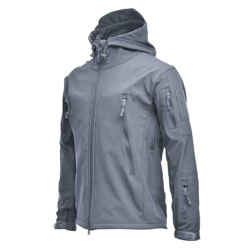 Wholesale Outdoor Custom Logo Clothing Hood Coat Windproof Softshell Waterproof Winter Jacket