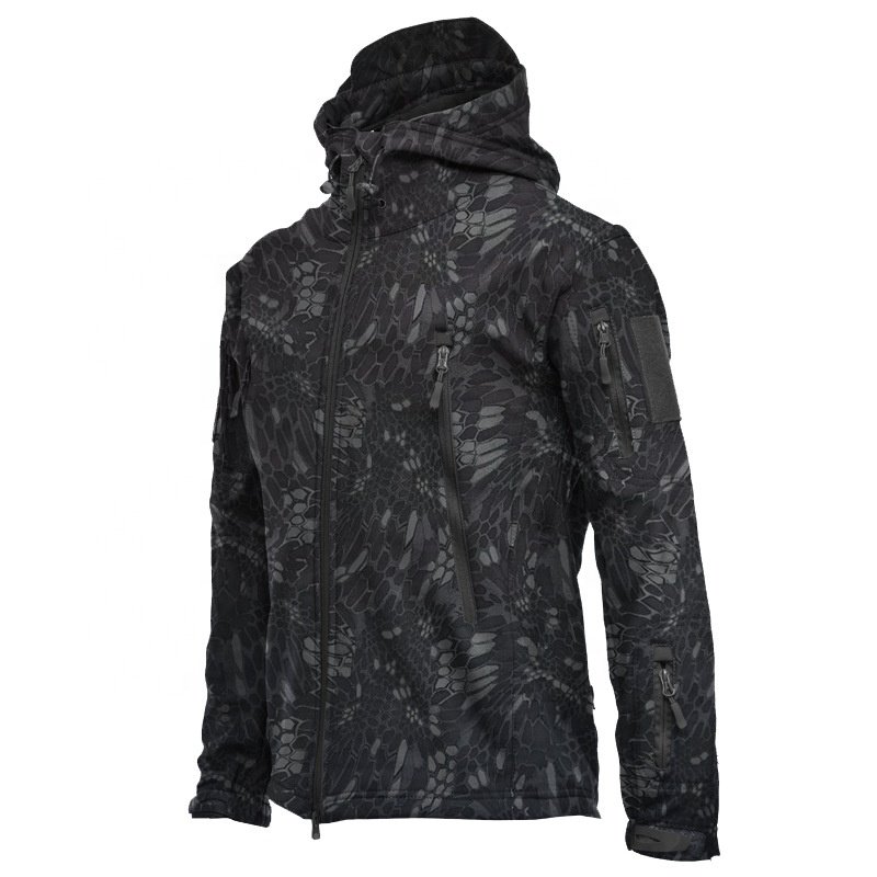 Wholesale Outdoor Custom Logo Clothing Hood Coat Windproof Softshell Waterproof Winter Jacket