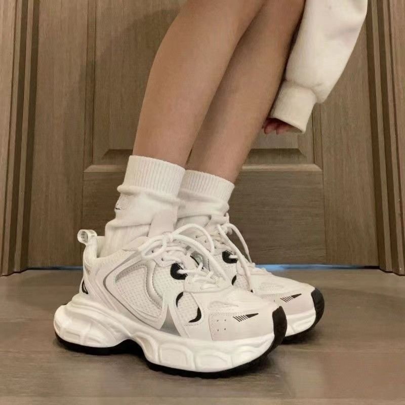 2024 classic fashion web design casual running write men and women can thick sole increase comfortable breathable sneakers
