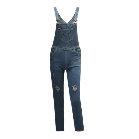 High quality denim Summer Women Casual Jeans Jumpsuit Off Shoulder Elastic Denim Rompers One Piece Jumpsuit Blue Denim Short