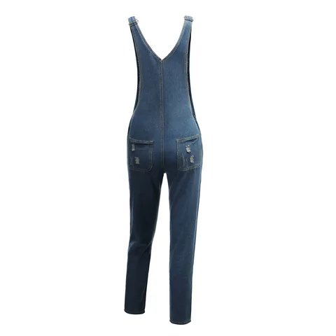 High quality denim Summer Women Casual Jeans Jumpsuit Off Shoulder Elastic Denim Rompers One Piece Jumpsuit Blue Denim Short