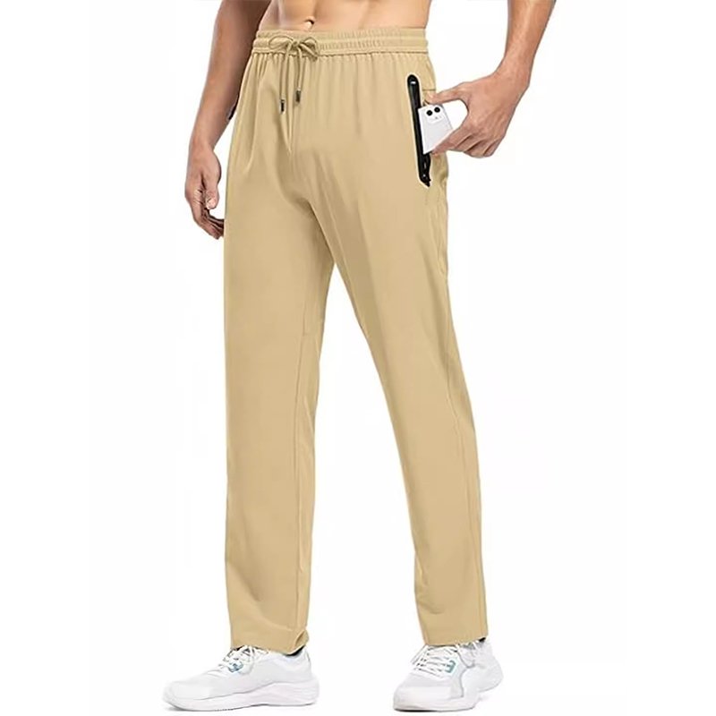 Summer men's casual hiking jogging sports fishing breathable sports pants