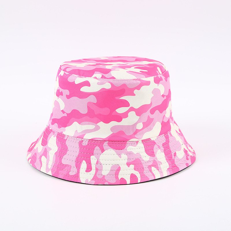 Factory Custom Outdoor Hiking UV Protection Beach Fishing Hat Camouflage Foldable Portable Reversible Bucket Hat for Men Women