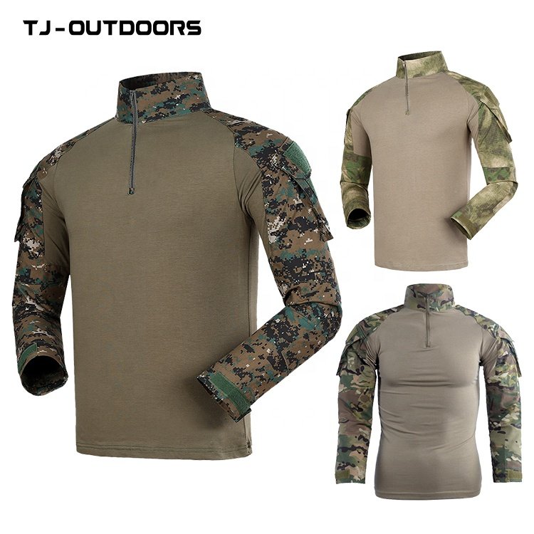 TJ-OUTDOORS factory camouflage clothing wholesale spring and autumn warm frog clothing