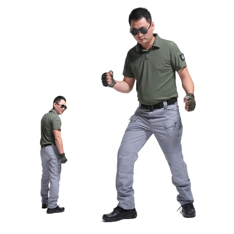 Men's Wear-resistant outdoor pants multi-pocket tactical pants for hiking