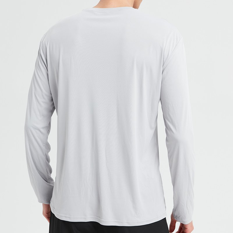 Men Performance Long Sleeve T-Shirts Dry Fit UPF 50+ Sun Protection ShirtsAthletic Gym Workout Shirts for Running