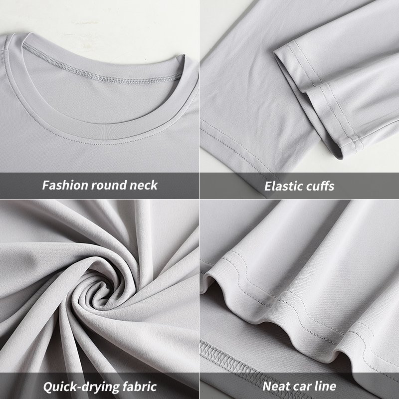 Men Performance Long Sleeve T-Shirts Dry Fit UPF 50+ Sun Protection ShirtsAthletic Gym Workout Shirts for Running