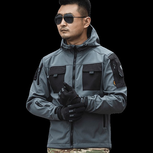 sarchon Wholesale Two-piece Suit Mens Waterproof Windbreaker Hoodie Hiking Camping Mountain Outdoor Jacket