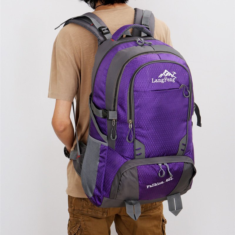 Mountaineering Camping Equipment Outdoor Man Waterproof Woman Travel Backpack Tactics Large Capacity 65L Hiking Backpack