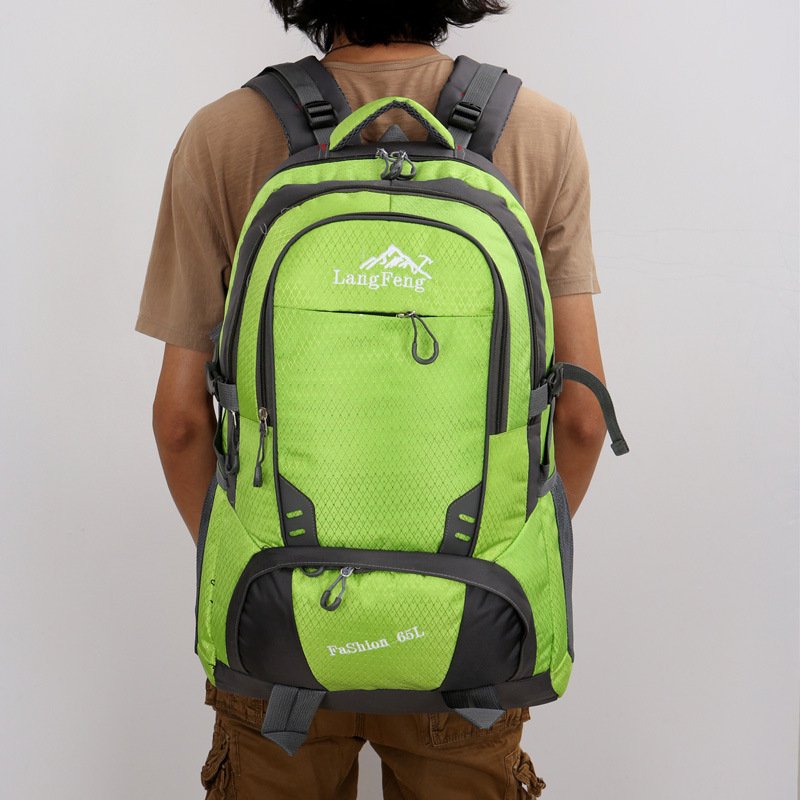 Mountaineering Camping Equipment Outdoor Man Waterproof Woman Travel Backpack Tactics Large Capacity 65L Hiking Backpack