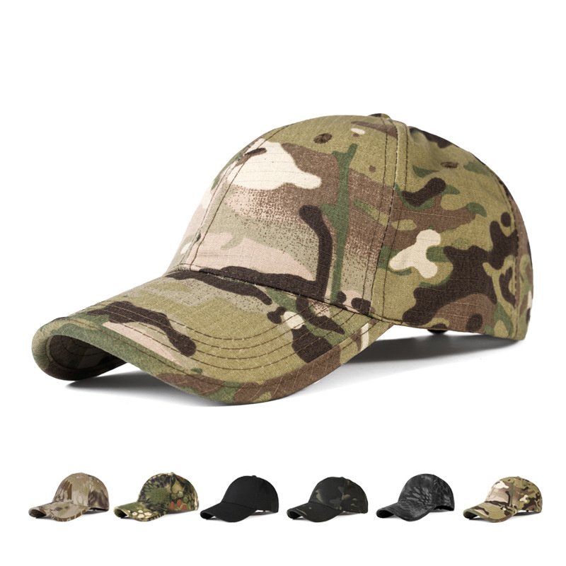 Outdoor Hiking Hunting Jungle Condor Camo Patch Black Baseball Snapback Men Camouflage Custom Tactical Hats