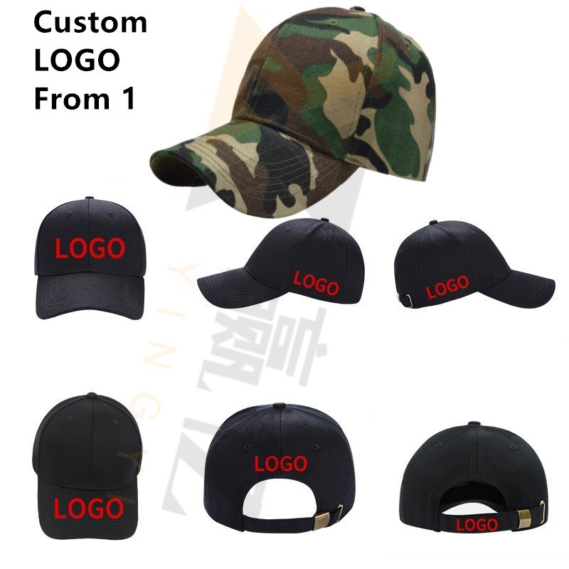 Outdoor Hiking Hunting Jungle Condor Camo Patch Black Baseball Snapback Men Camouflage Custom Tactical Hats
