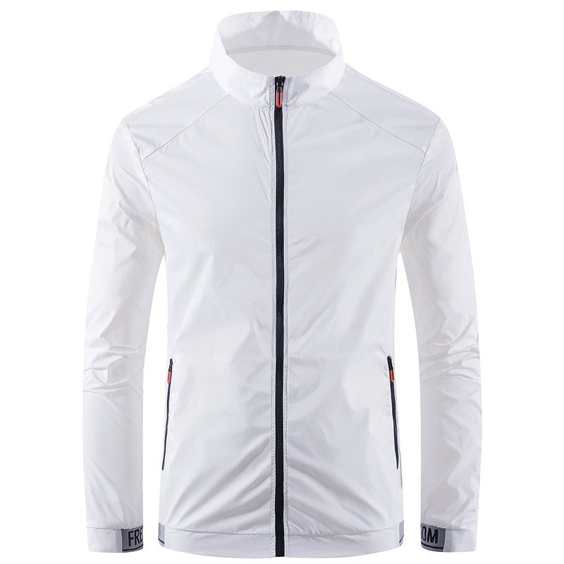 Mens Sunscreen Coats Men's Breathable Sports Sun-proof Windbreaker Jacket Summer UV Protection Outdoor Fishing Top Clothing