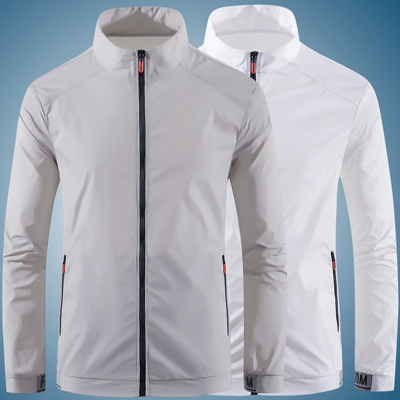 Mens Sunscreen Coats Men's Breathable Sports Sun-proof Windbreaker Jacket Summer UV Protection Outdoor Fishing Top Clothing