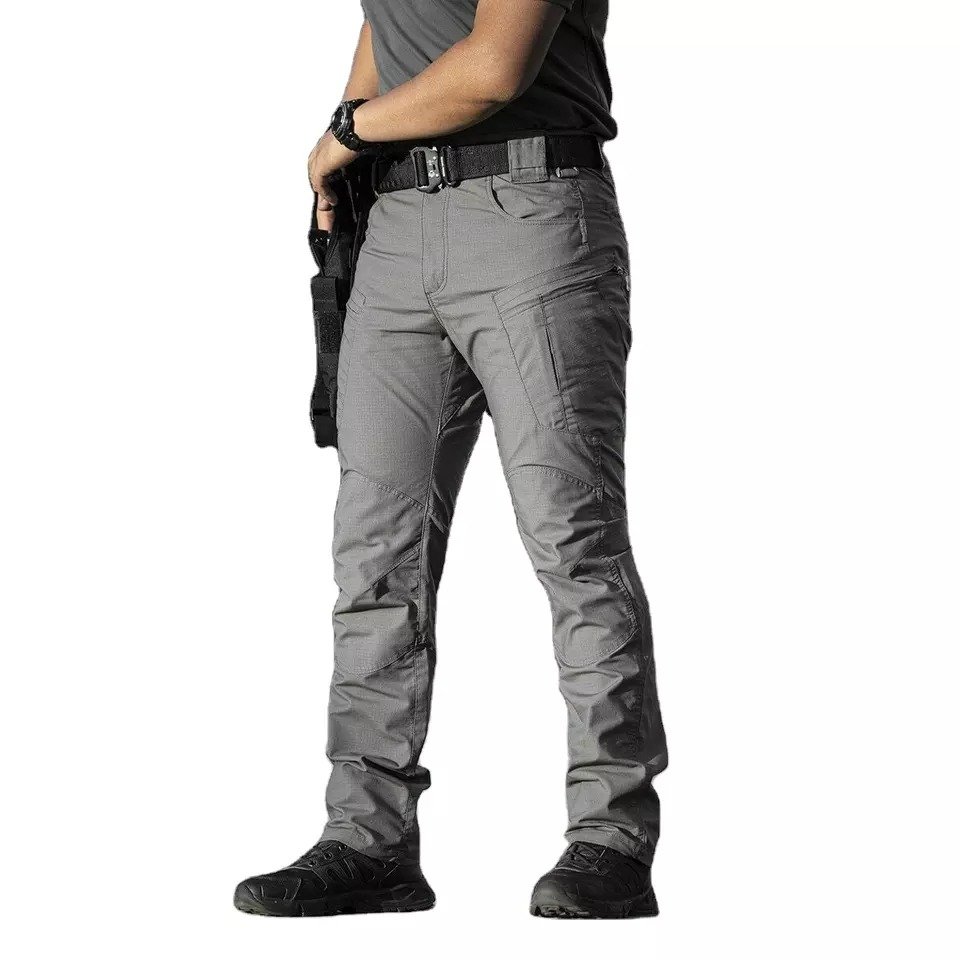 Quick Dry Sports Outdoor Pants Hiking Waterproof Khaki Casual Cargo Track Nylon Men Work Pants Trousers