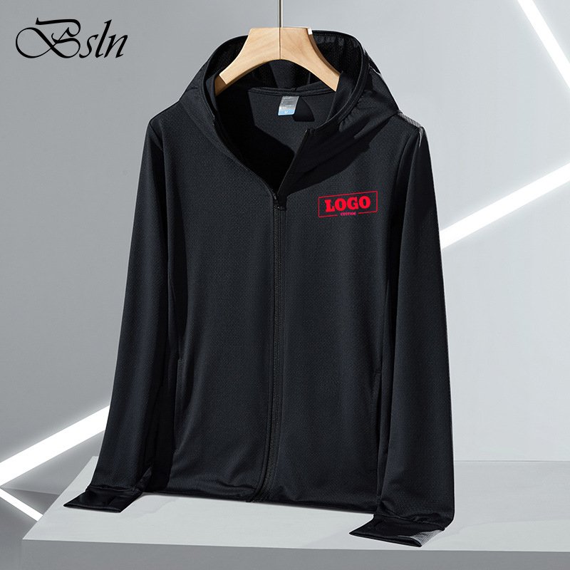 Ice Silk Hooded Fishing Sunscreen Clothing Men Women Breathable Skin Shirt Outdoor Cycling Hiking Sun Protection Jacket