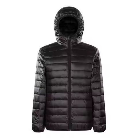 New Warm Men's Light Down Jacket Men Fashion Hooded Coat Short Lightweight Youth Slim Fit Coat Down Jackets Padded Outwear