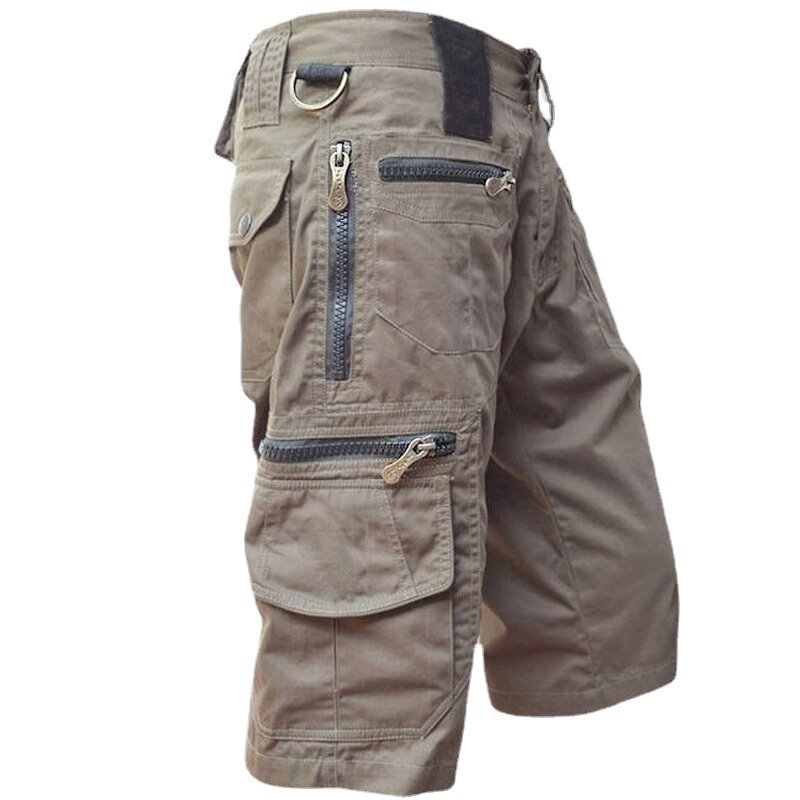 OM Factory Custom Logo Men's Cargo Shorts Male Camouflage Joggers Shorts Men Cotton Loose Work Casual Tactical Short Pants