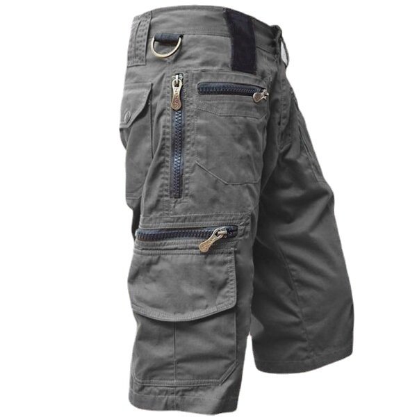 OM Factory Custom Logo Men's Cargo Shorts Male Camouflage Joggers Shorts Men Cotton Loose Work Casual Tactical Short Pants