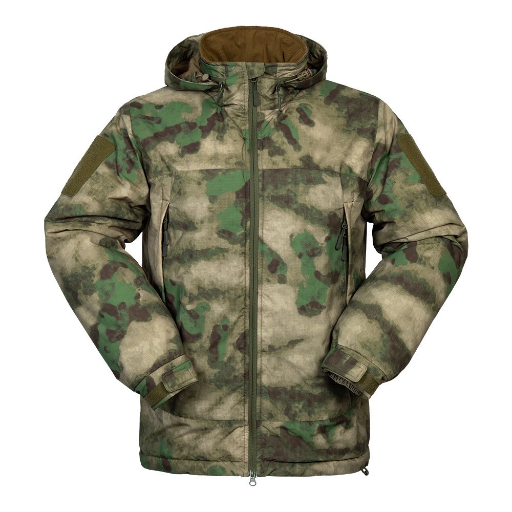 F7 Winter Warm Coat Man's Outdoor Camouflage Hooded Jacket Windbreaker Waterproof Tactical Jacket for Hunting Combat Hiking