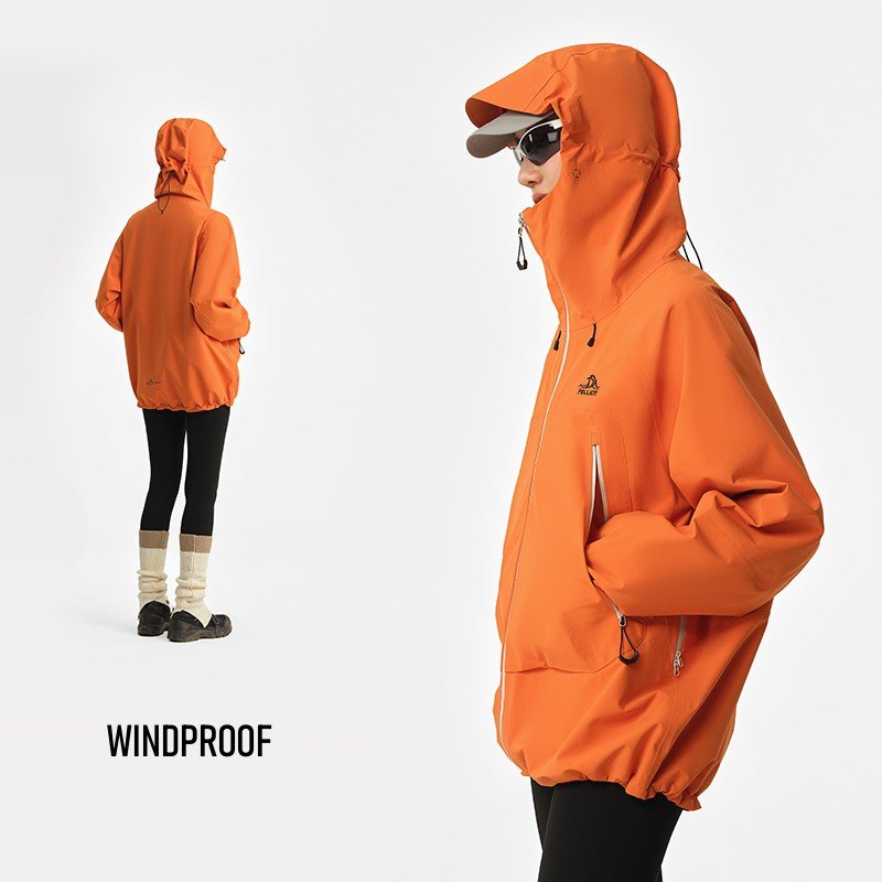 New Collection Hardshell Unisex Hiking Climbing Rain Jackets 100% Polyester 10000MM Outdoor 3L Waterproof Jacket Men's Clothing